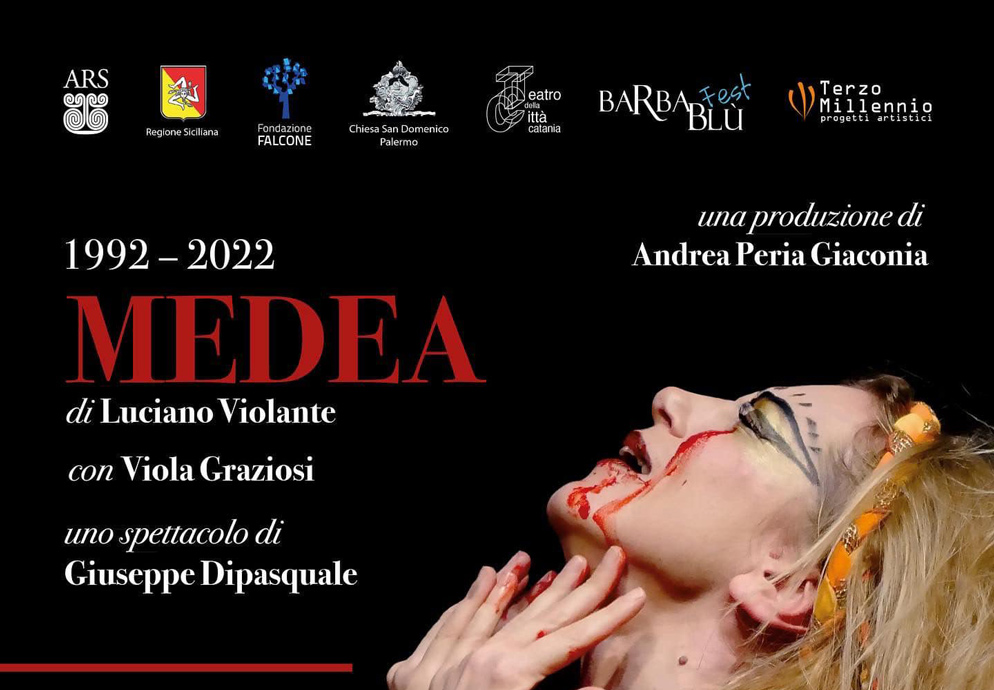 Locandina dello spettacolo Medea a Palermo