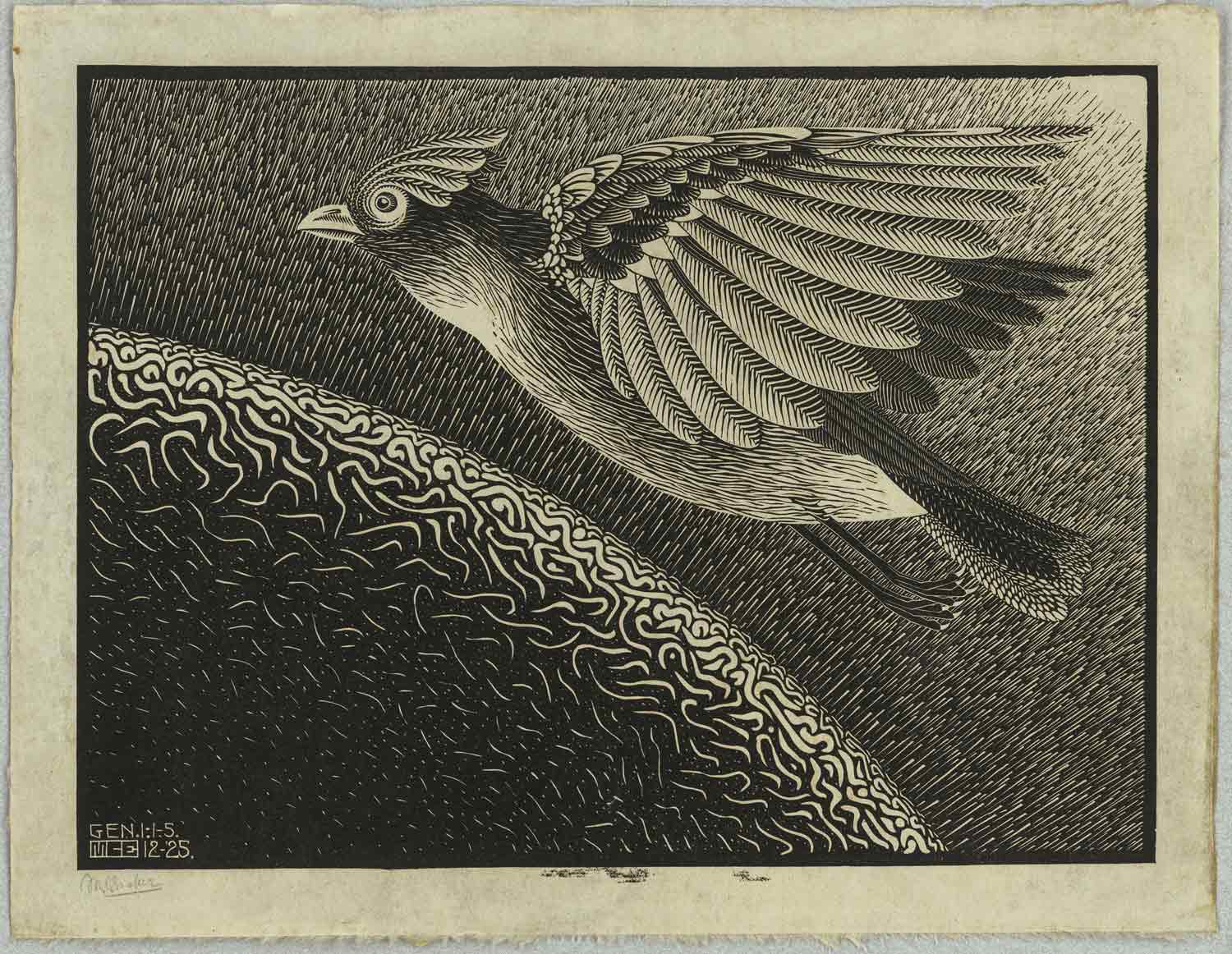 Il primo giorno della creazione (1925) di Maurits Cornelis Escher