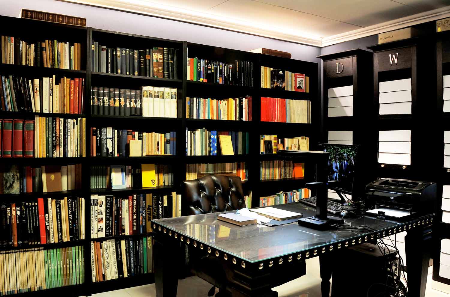 L'Archivio Luigi Pericle con la sua biblioteca, Hotel Ascona, Svizzera