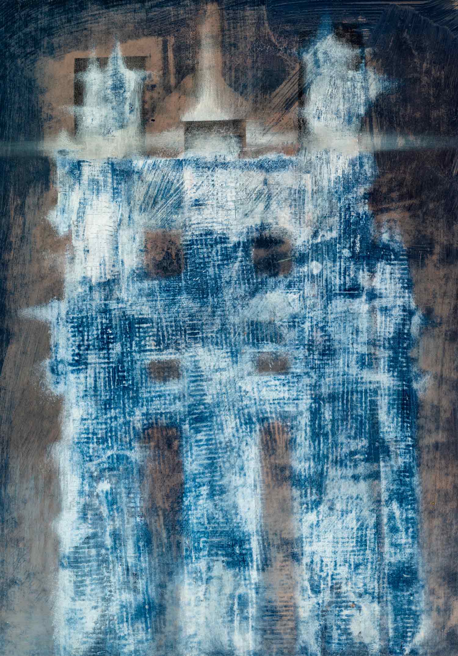 Luigi Pericle, Senza titolo, senza data, tecnica mista su masonite