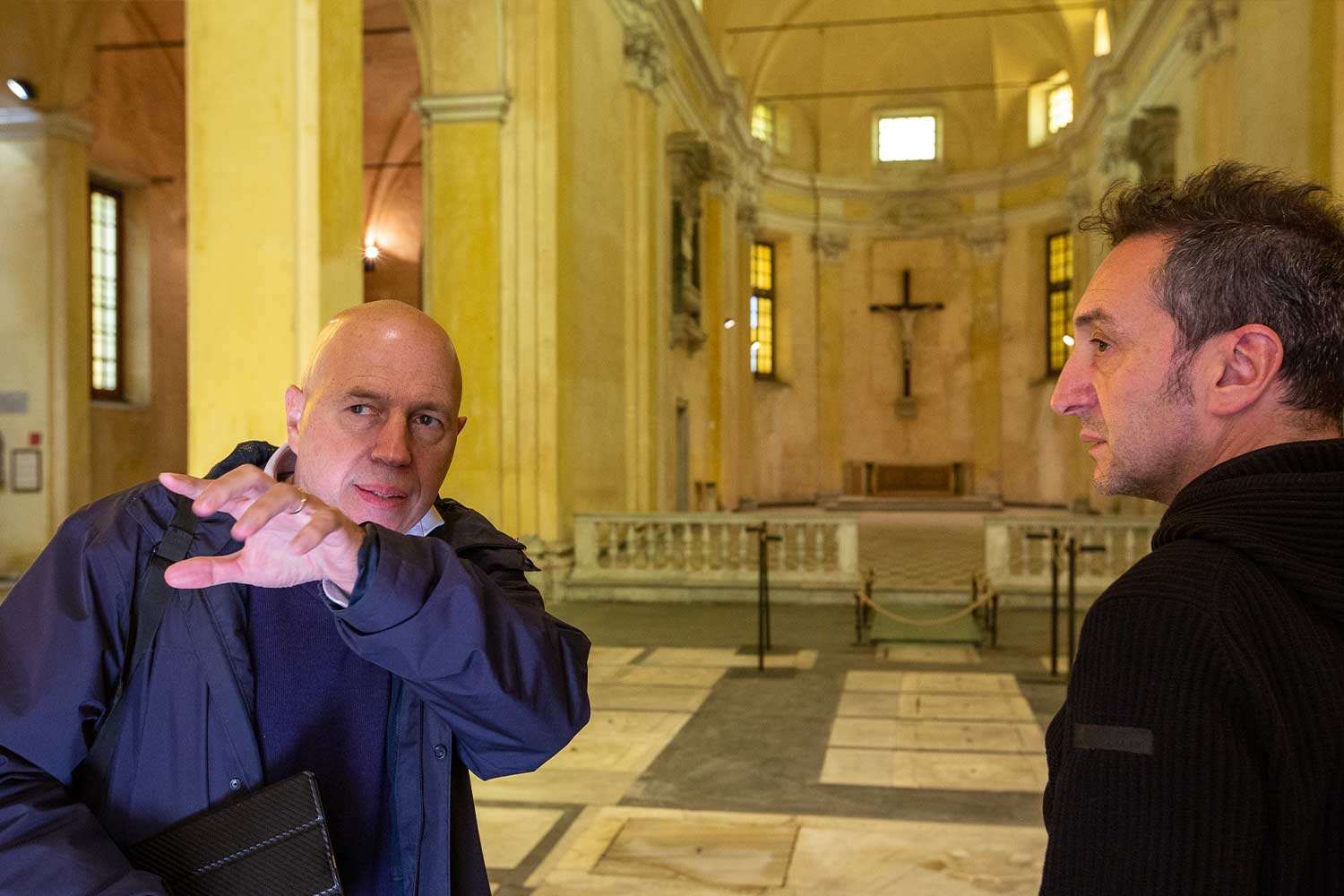 Sergio Maifredi con Corrado D’Elia