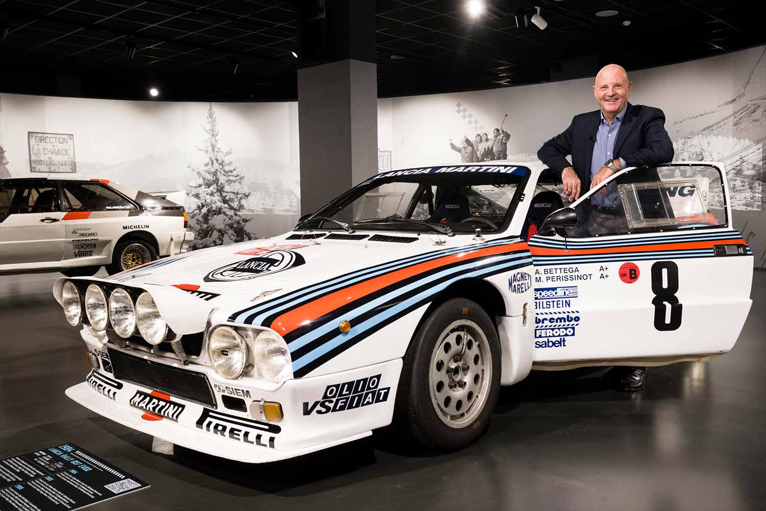 Il pilota Miki Biasion