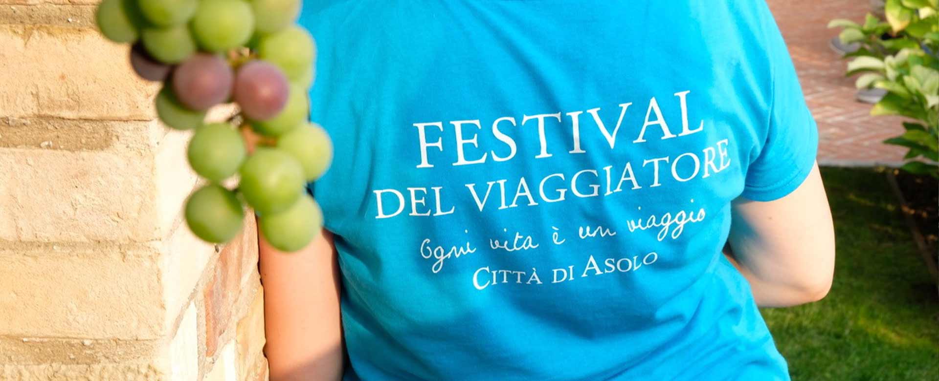 Una partecipante del Festival del viaggiatore