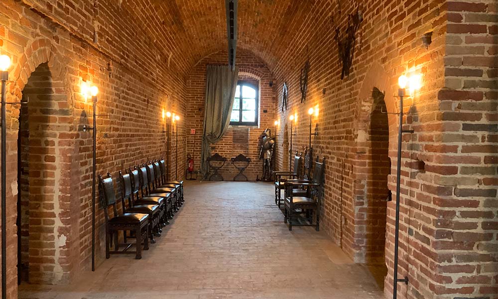 Interno della Rocca di Arignano