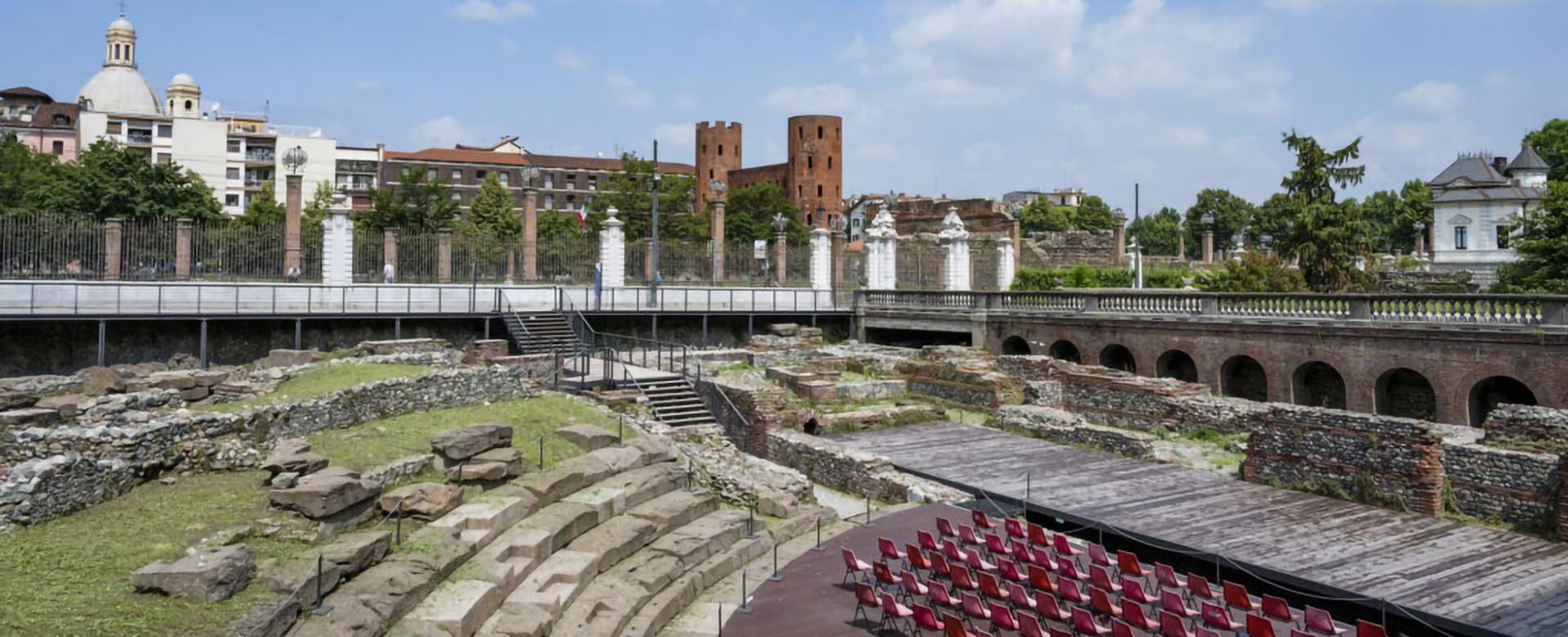 Il Teatro romano dei Musei reali di Torino