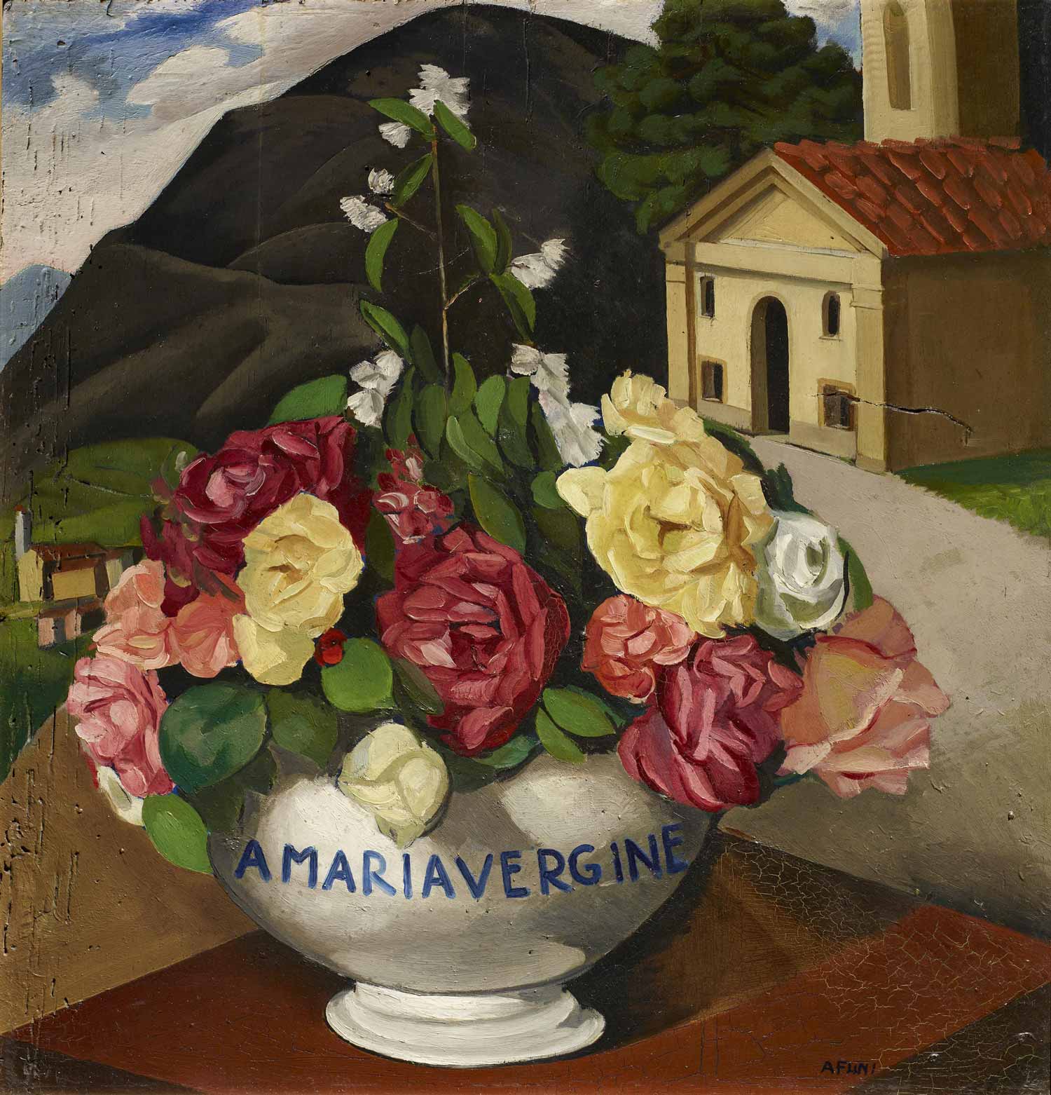 Achille Funi, Fiori (1920) Collezione Gaspare Tosi