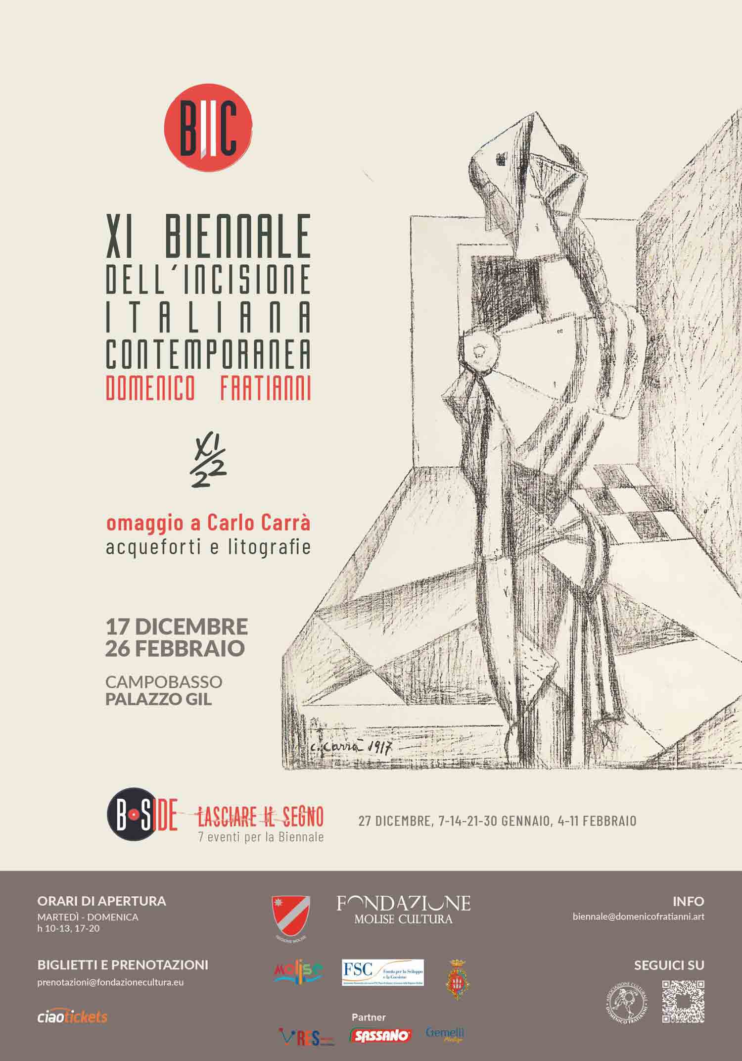 Biennale Incisione Fratianni Locandina