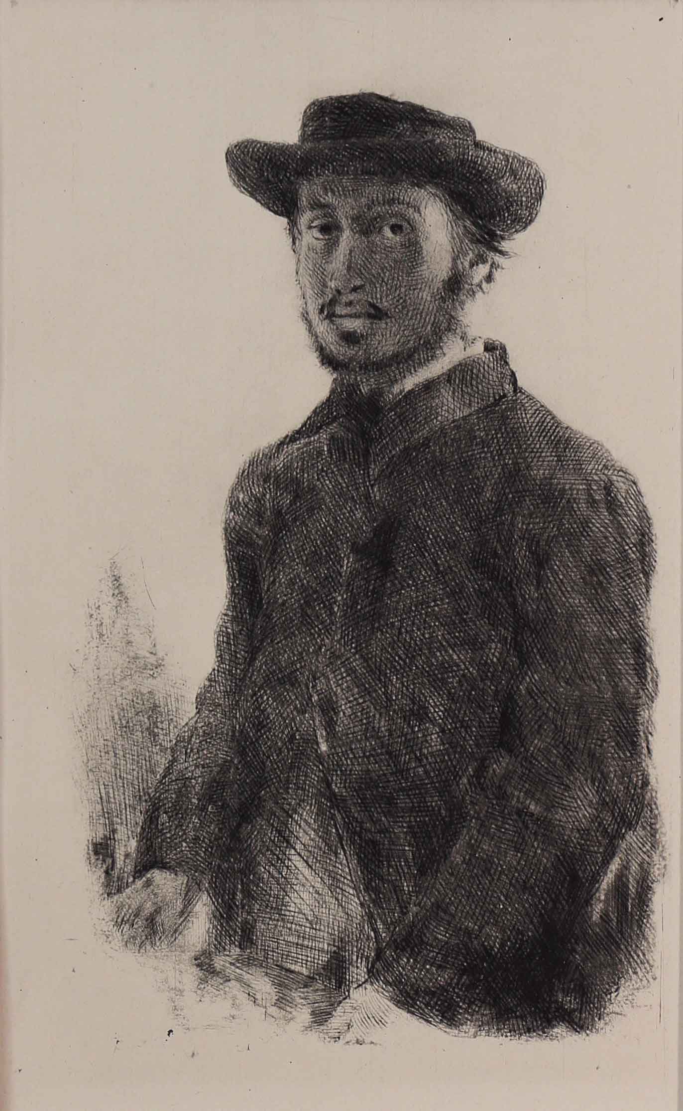 Edgar Degas, Par lui-même (Autoritratto) (1880 cairca), Courtesy Collezione Sanfo