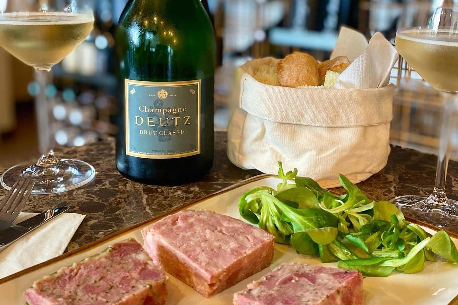 Una portata dell'enoteca Millésime 1990 a Milano