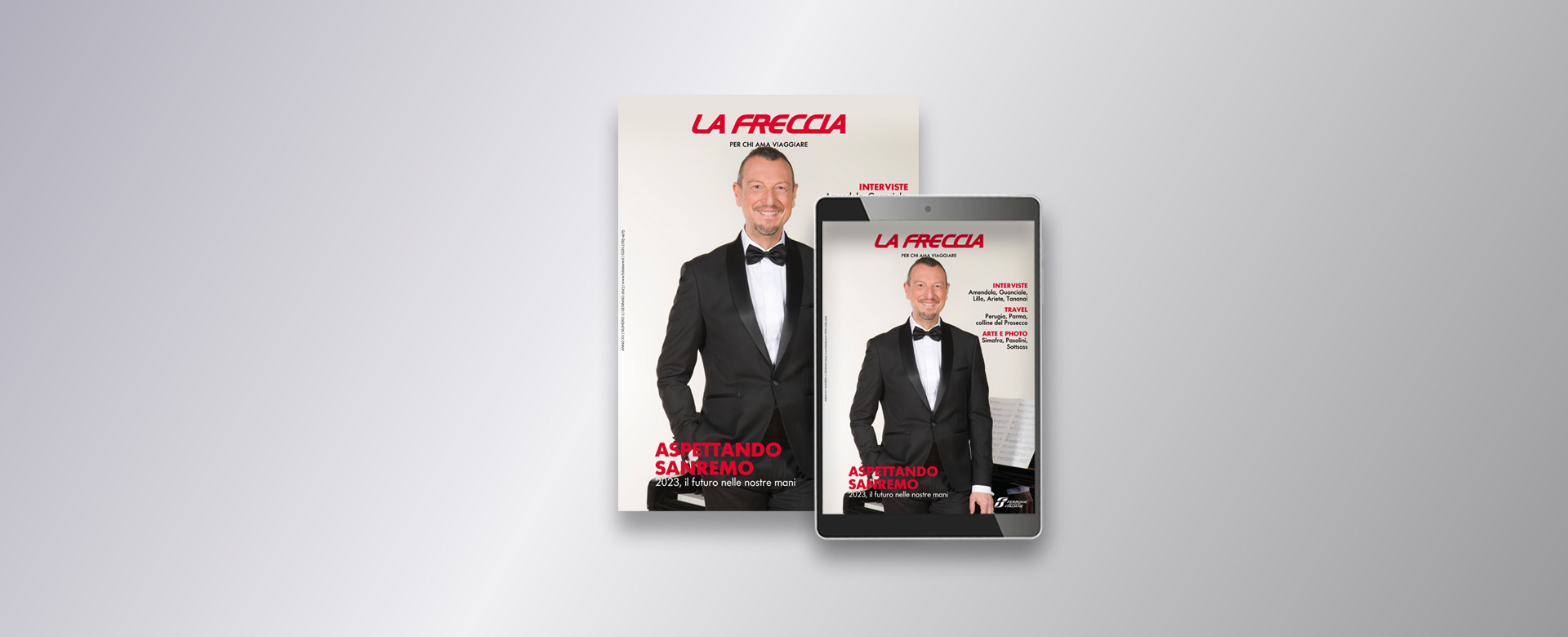 Cover de La Freccia di gennaio con Amadeus