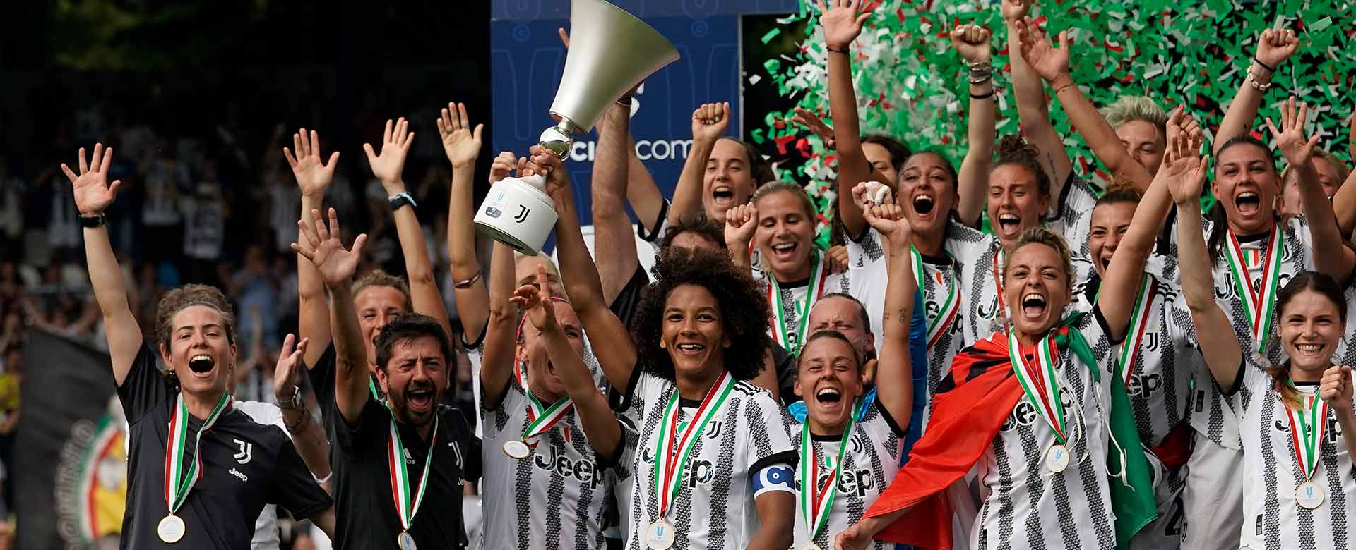 Foto della premiazione Coppa Italia 2022