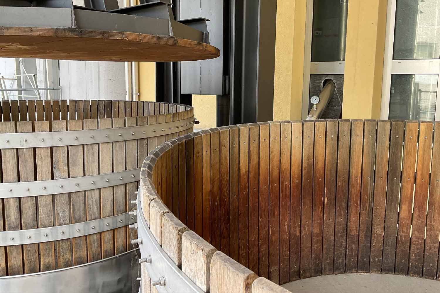 botti per contenere il mosto