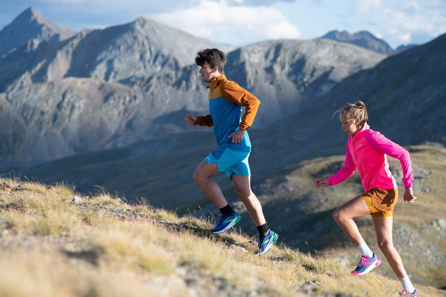 Runner in montagna