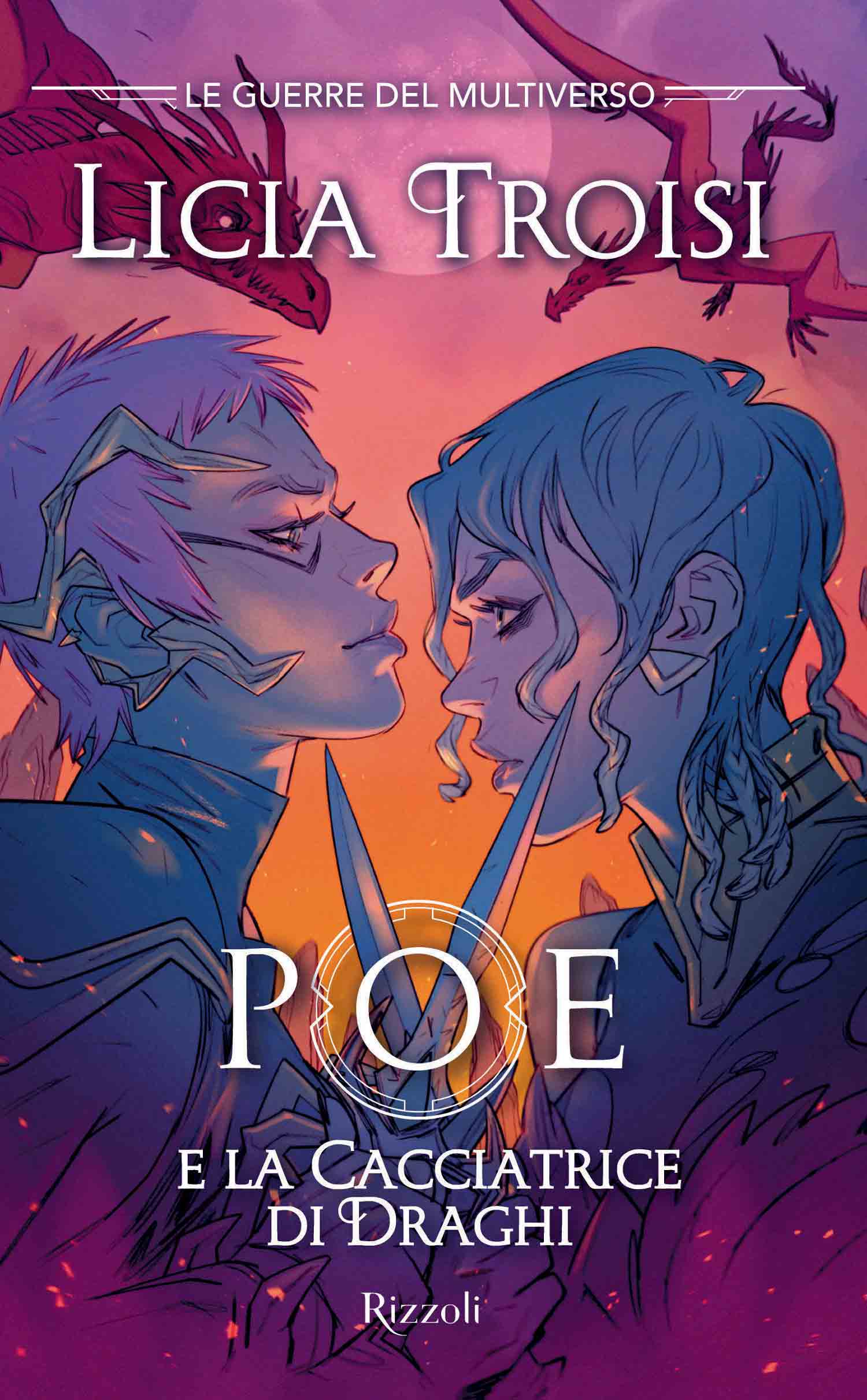 Copertina del libro Poe e la cacciatrice di draghi