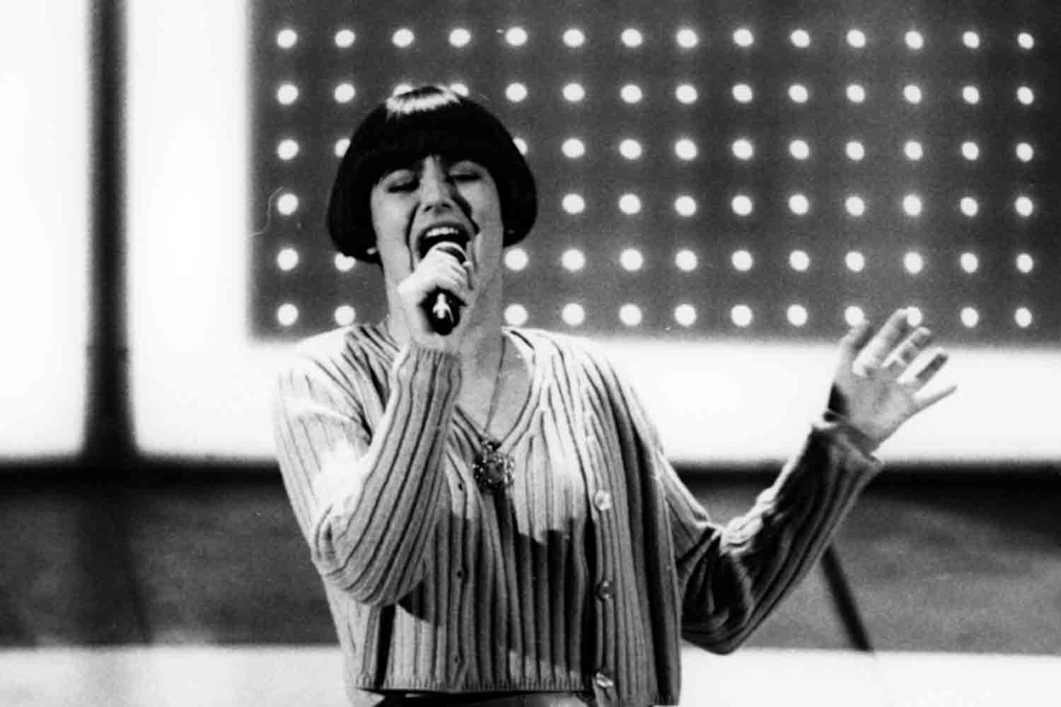 Silvia Salemi al Festival di Sanremo 1996