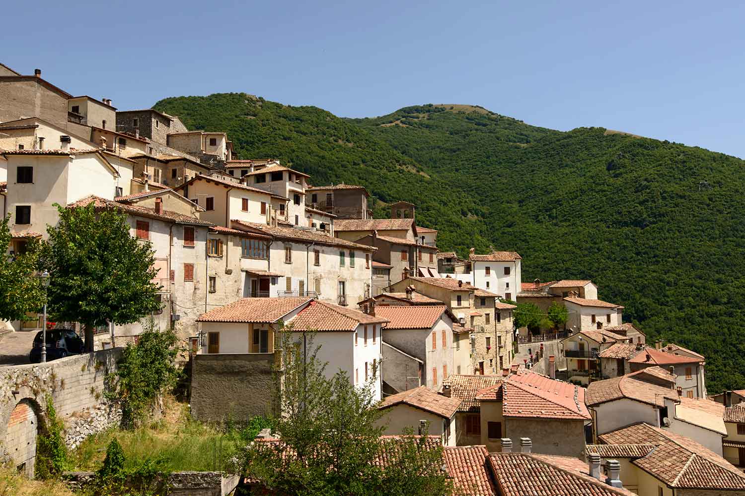 Uno scorcio di Poggio Bustone