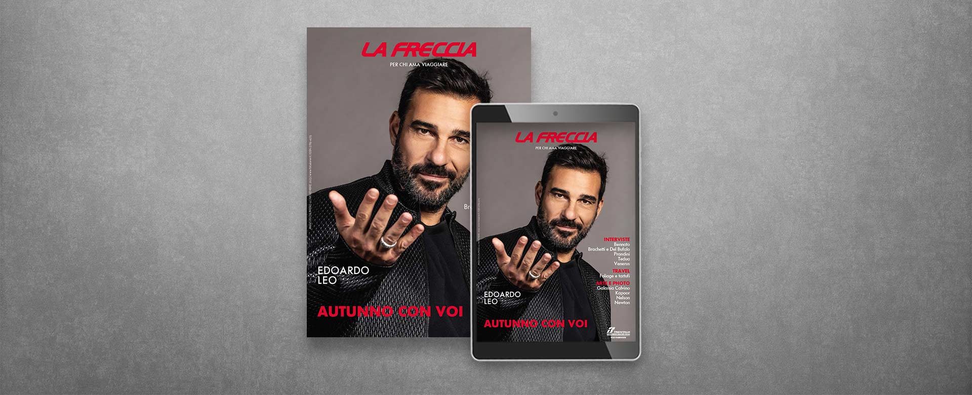 Cover de La Freccia di novembre con Edoardo Leo