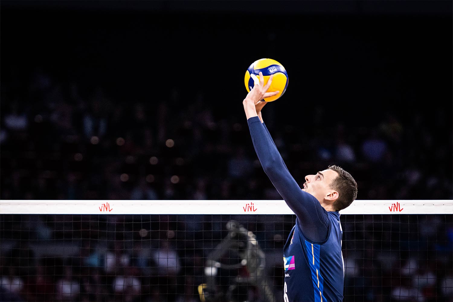 Simone Giannelli con la maglia della Nazionale