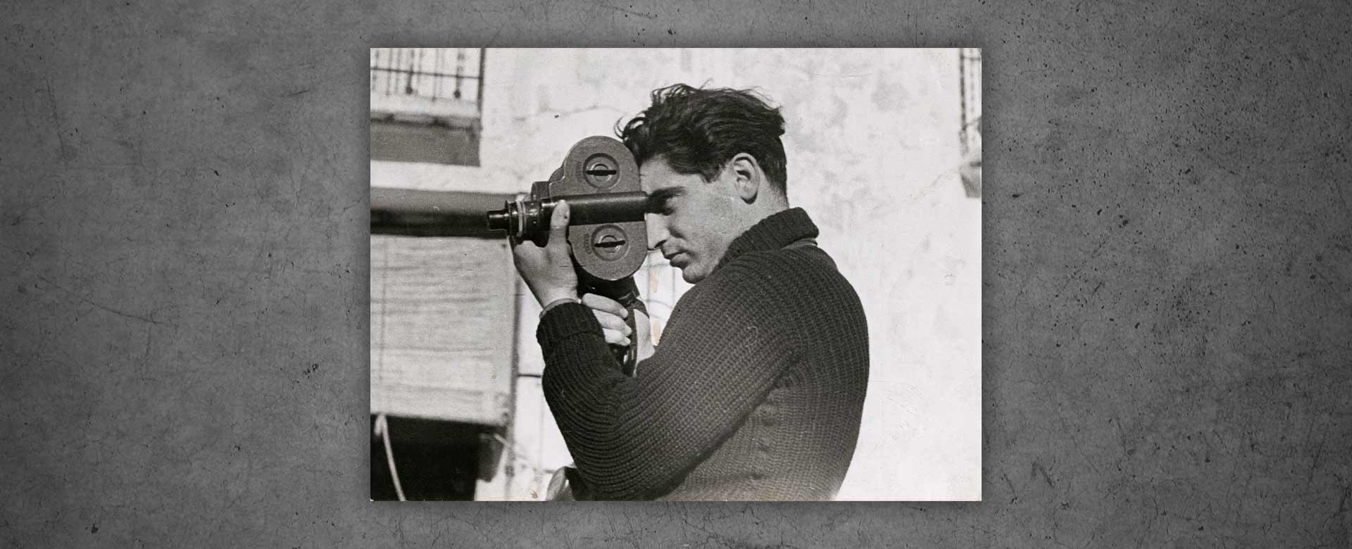 Gerda Taro, Ritratto di Robert Capa, Fronte di Segovia, Spagna (maggio–giugno 1937) 