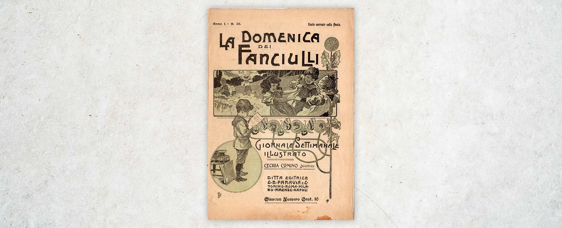 La domenica dei fanciulli. Giornale settimanale illustrato, Torino, Paravia, anno II, n. 19