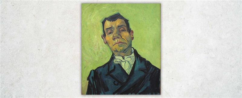 Portrait of Joseph-Michel Ginoux di Vincent van Gogh
