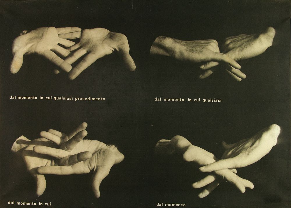 Appendice per una supplica (1971) di Ketty La Rocca Prato, Collezione Palli