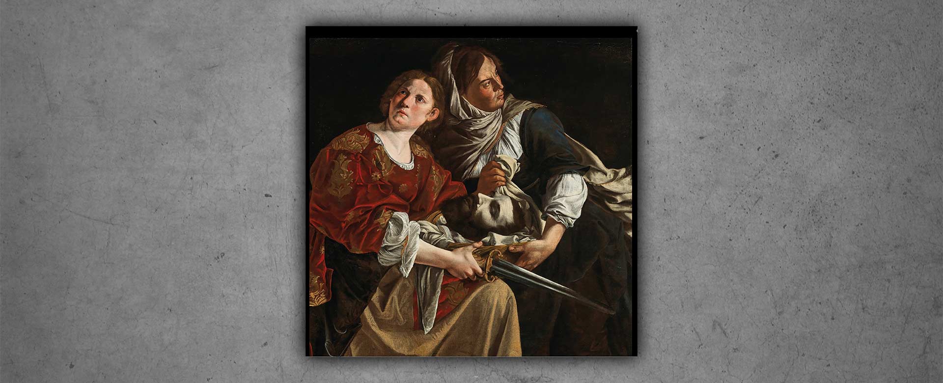 Giuditta e Abra con la testa di Oloferne di Artemisia Gentileschi