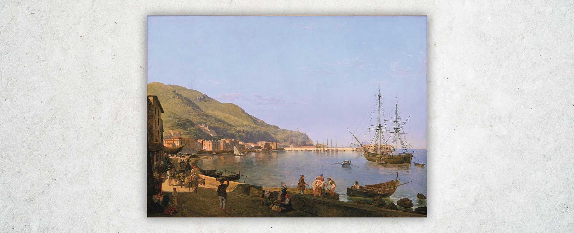 Joseph Rebell, Veduta di Castellammare (1821) 