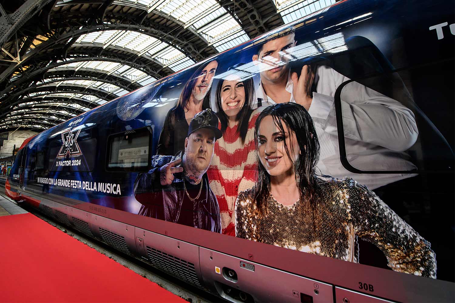 x factor, stazione, frecciarossa