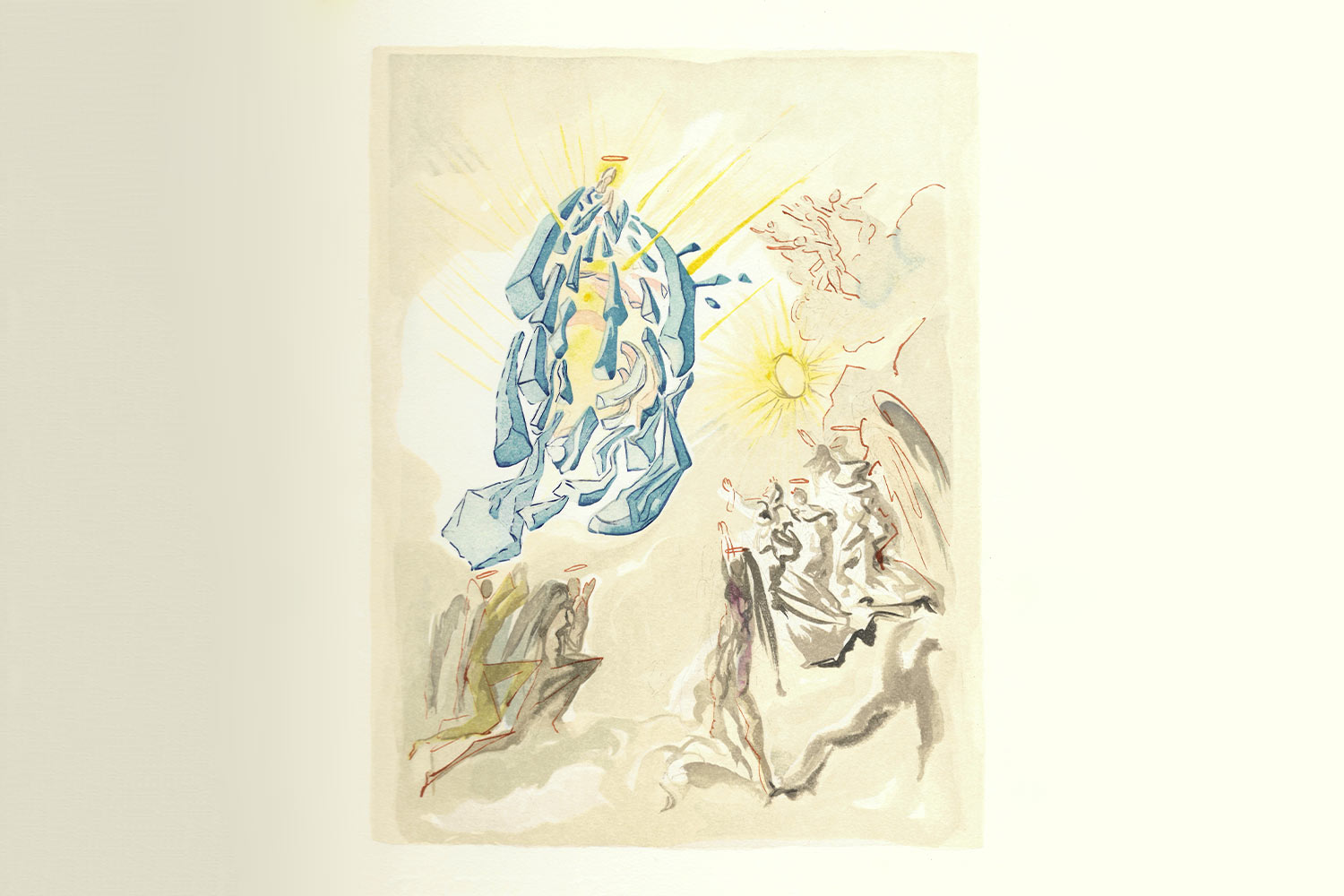 La Divina Commedia di Dante illustrata da Salvador Dalì – L’apoteosi di Maria da “Paradiso”