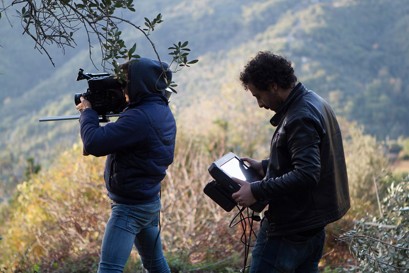 Backstage del corto Malum Aeterni del regista Luigi Scarpa