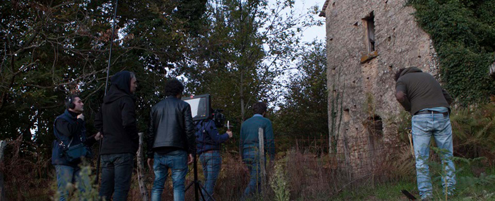 Backstage del corto Malum Aeterni del regista Luigi Scarpa