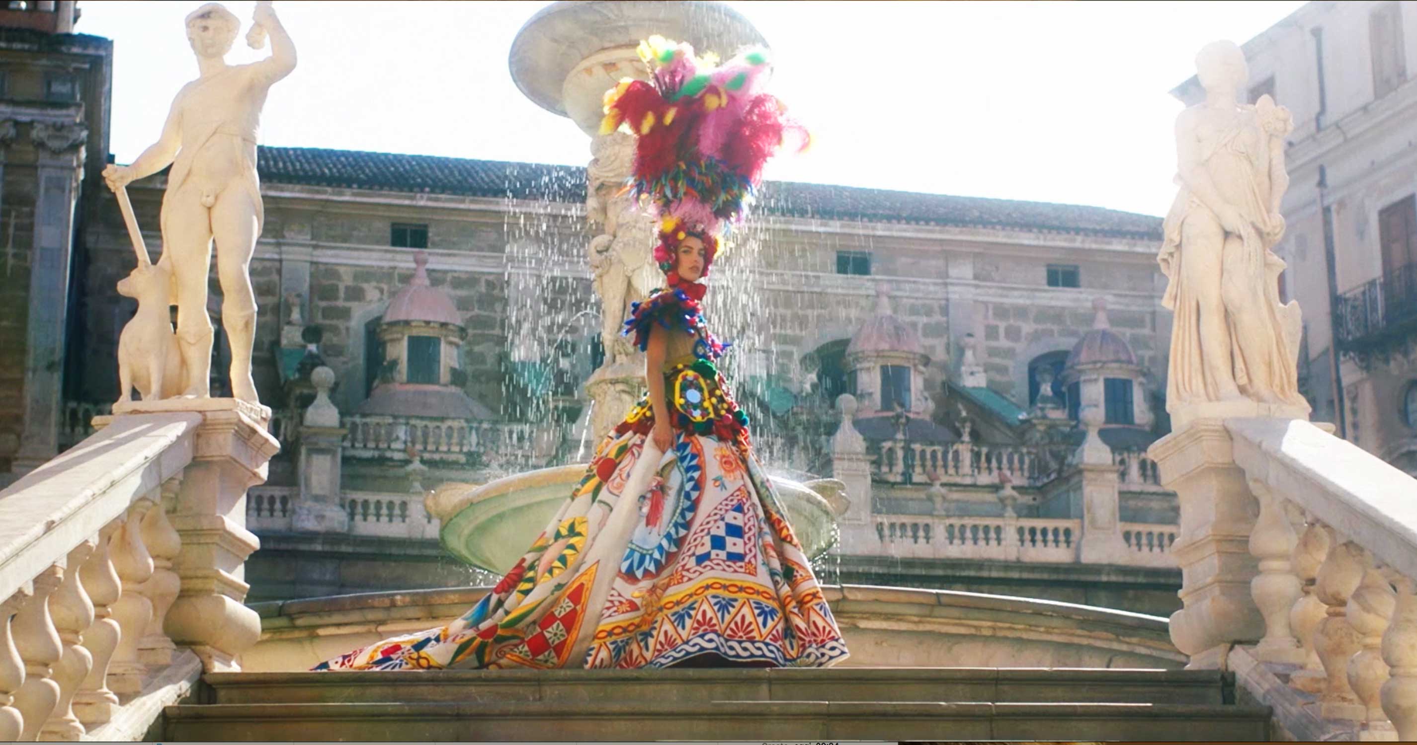 Modella di Dolce&Gabbana
