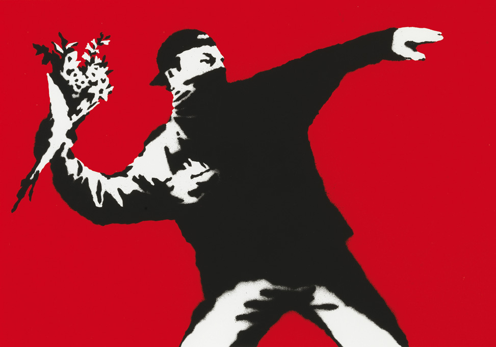 Banksy, Flower Thrower