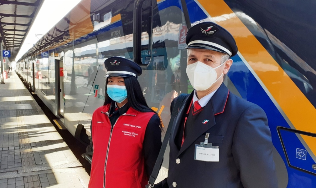 Treno e personale Trenitalia Tper
