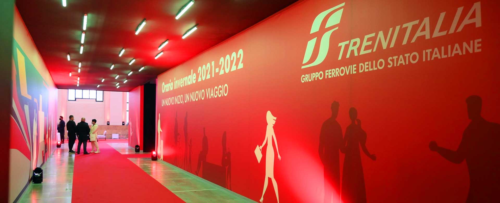 Un momento della presentazione a Milano del nuovo orario invernale 2021/2022 di Trenitalia