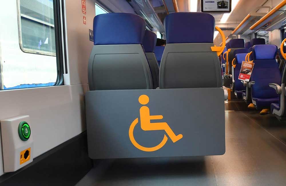 Postazione PRM sui treni di Trenitalia