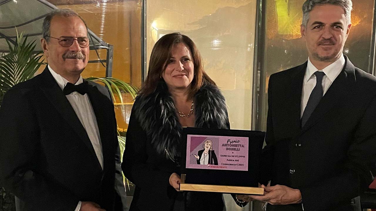 A Sabrina De Filippis il premio “Amica dei consumatori 2021”