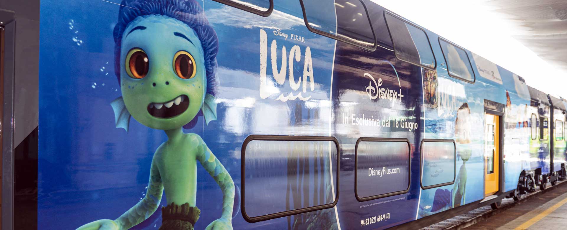 Treno Rock per film Disney Pixar Luca