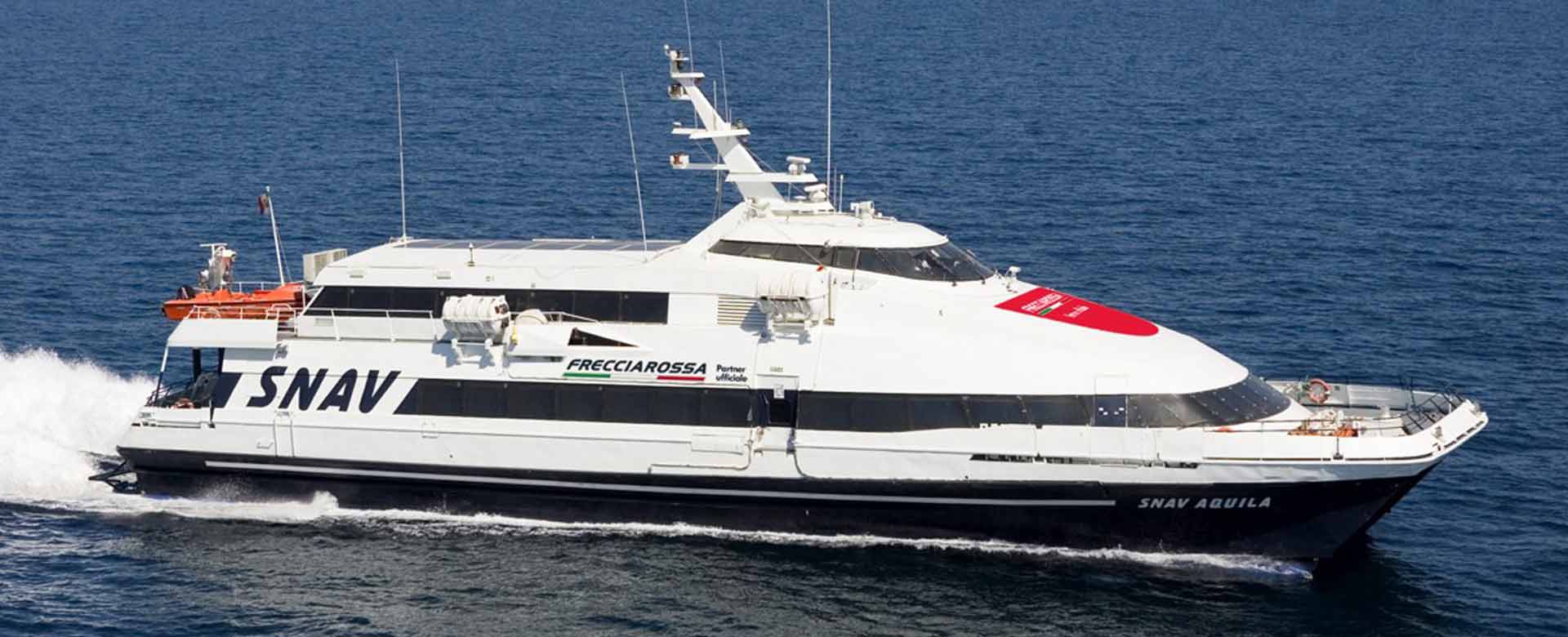 Nave Snav con logo Frecciarossa