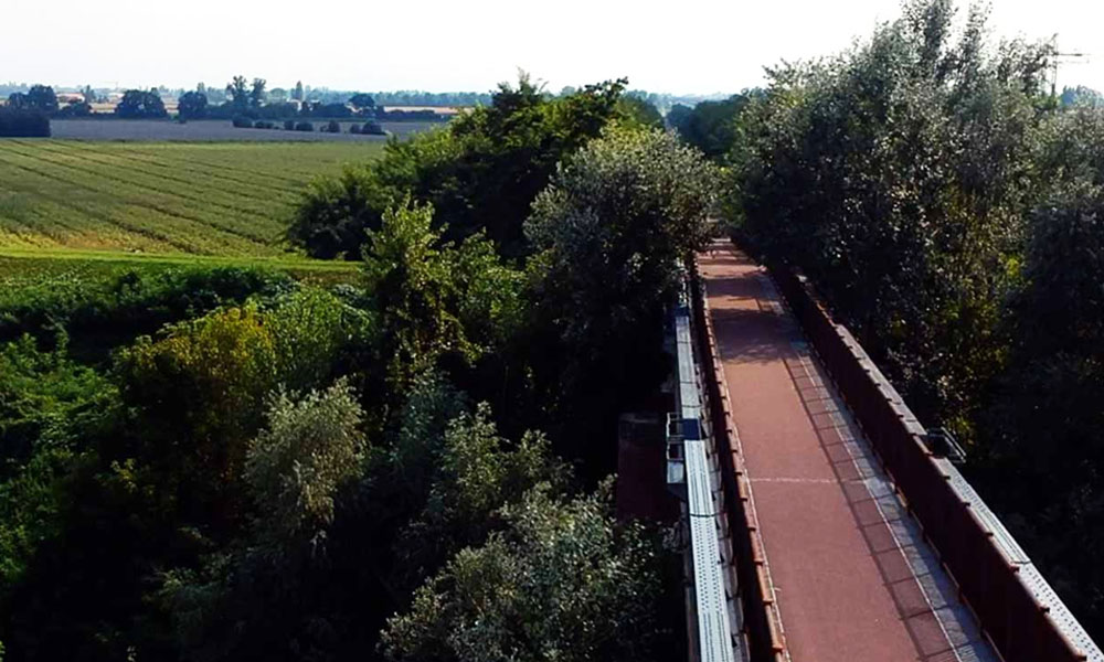 Foto: Tratto emiliano della Ciclovia del Sole