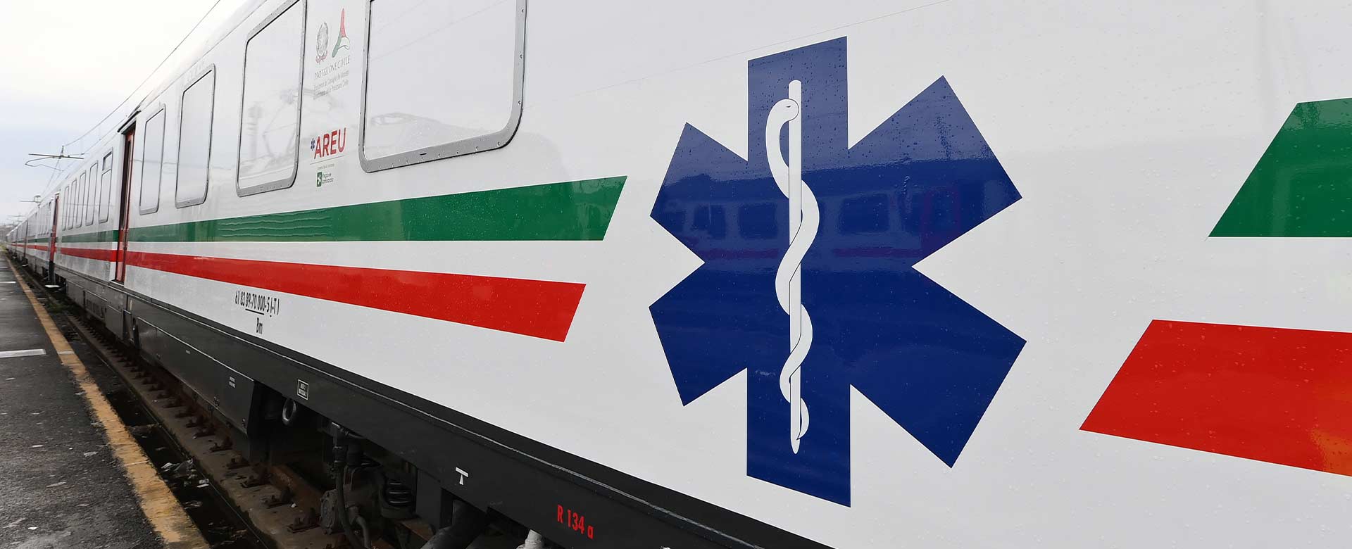 Il treno sanitario del Gruppo FS Italiane