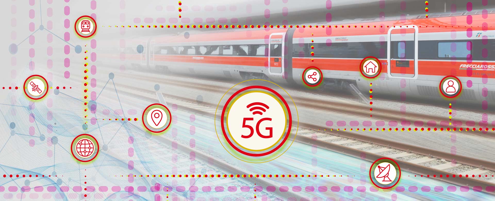 5g in Italia applicato all'infrastruttura ferroviaria da RFI