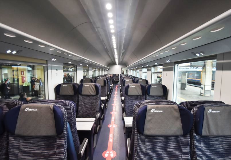 Interno treno Frecciabianca