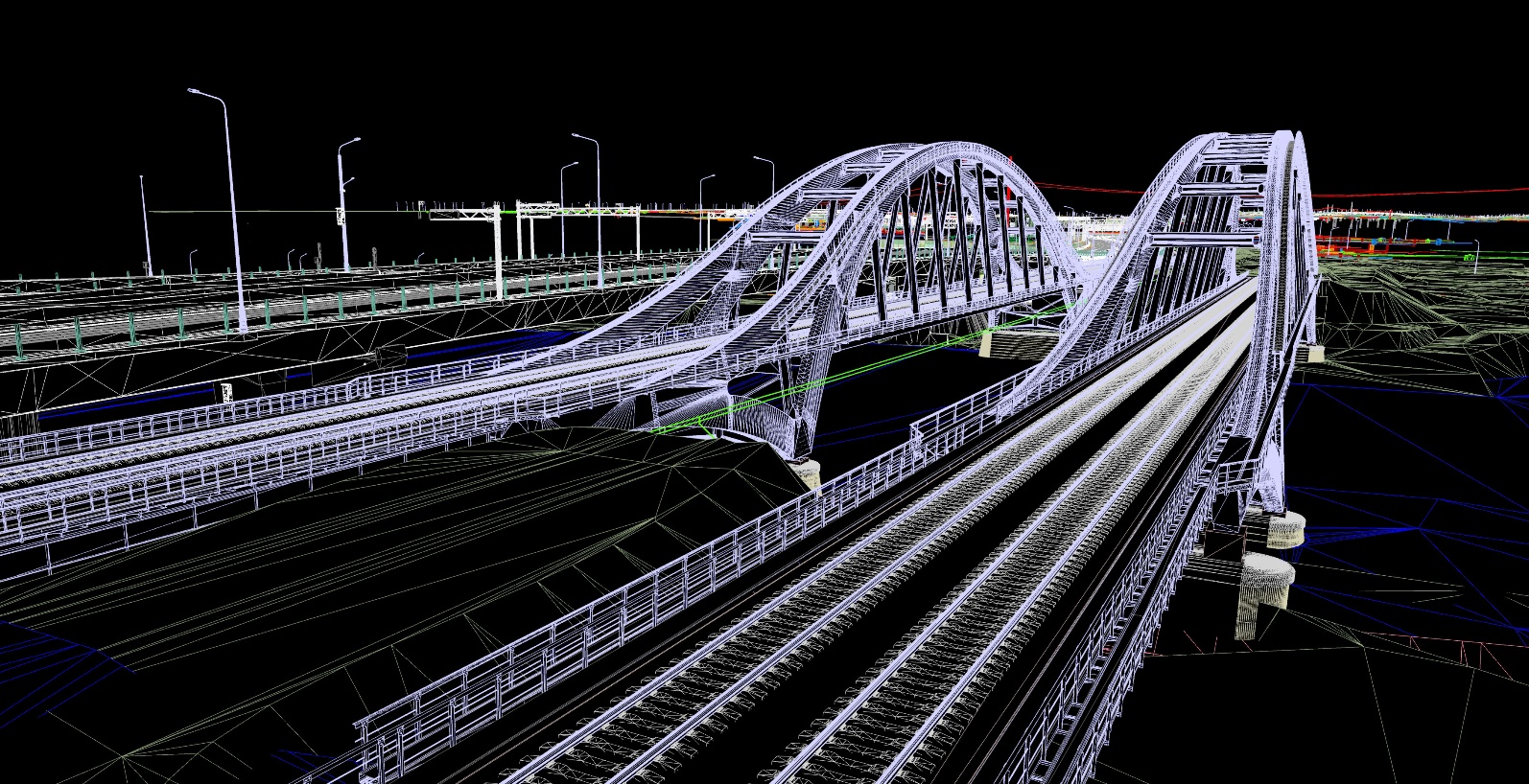 Il rendering di un ponte
