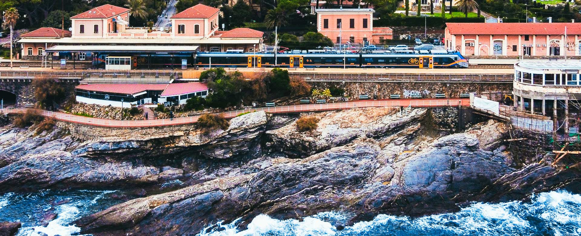 Treno Pop in Liguria