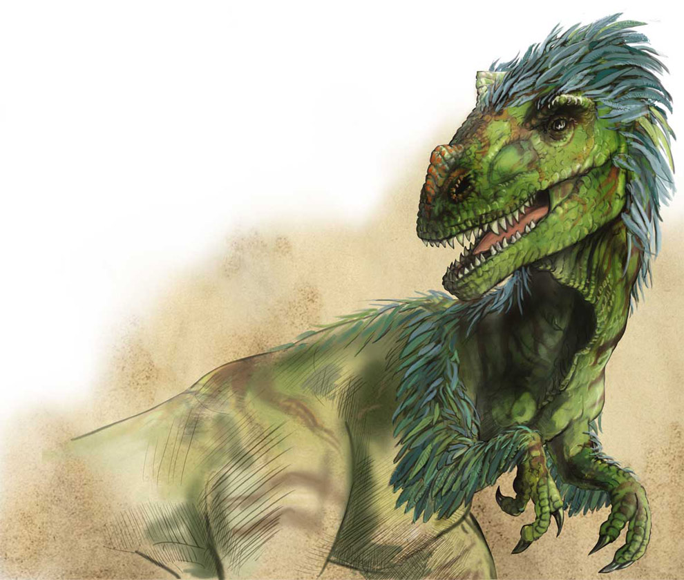 Disegno di un dinosauro