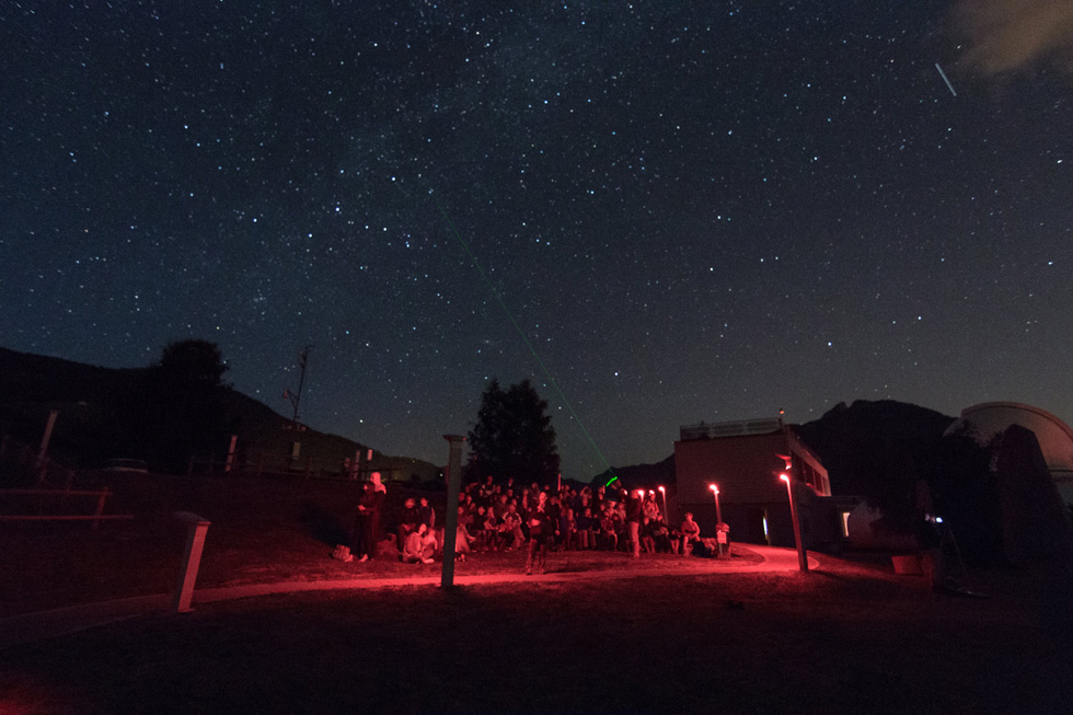 Il Teatro delle stelle all'Osservatorio Astronomico della Regione Autonoma Valle d'Aosta ©Martina Moranduzzo per la FCF
