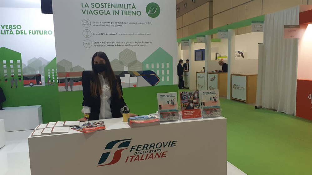 Lo stand di Ferrovie dello Stato a Key Energy 2021