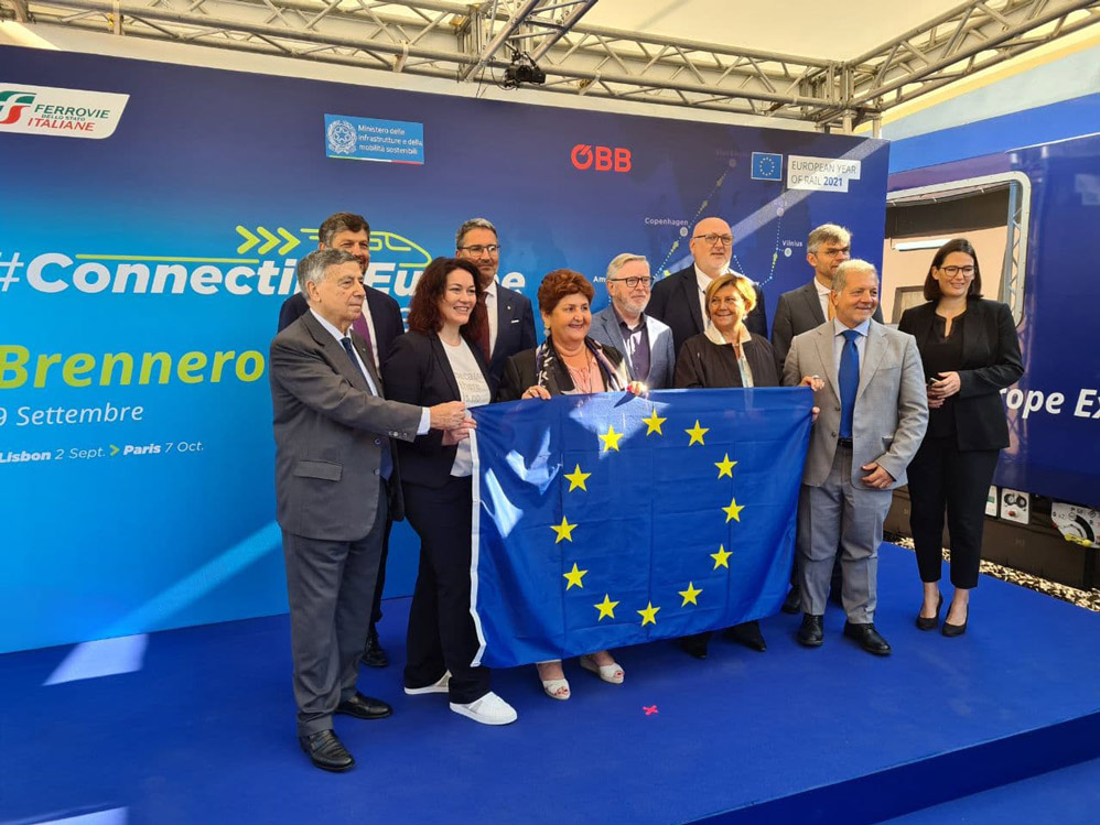 I rappresentanti delle istituzioni invitati alla cerimonia di arrivo del Connecting Europe Express a Brennero